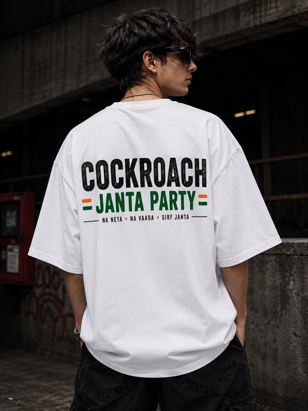 Cockroach Janta Party Unisex Oversized Standard T-Shirt