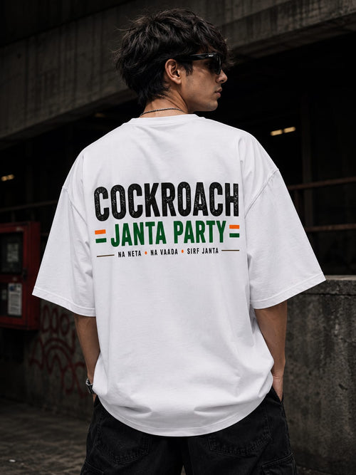 Cockroach Janta Party Unisex Oversized Standard T-Shirt